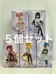 未開封 劇場版 魔法少女まどかマギカ 叛逆の物語 フィギュア 鹿目まどか 暁美ほむら 佐倉杏子 巴マミ 美樹さやか 5種セット LF4066 f107
