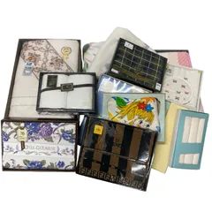 FENDI 森英恵 等 綿毛布 敷パッド タオル ギフトセット まとめ売り 【DS18】のサムネイル