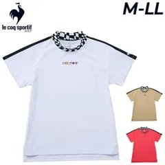 ルコック 半袖シャツ レディース ゴルフウェア le coq sportif GOLF モックネックシャツ ゴルフシャツ トップス モックシャツ 透け防止 吸汗速乾 UVカット UPF50+ ストレッチ 女性 婦人用 服  /LG5SHS51L