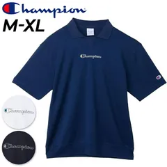 チャンピオン 半袖 ポロシャツ メンズ ゴルフウェア Champion GOLF ゴルフポロ ゴルフシャツ トップス 吸汗速乾 UV機能 男性 紳士用  ポロ襟付き 半そでシャツ 服  メンズウェア   スポーツウエア/C3-BG322