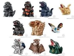 激レア多数】ゴジラ 東宝怪獣 指人形 ミニフィギュア 15体セット