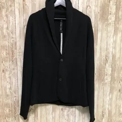 タ　WJK　ダブルジェイケイ　6857 kw89s　shawl collar knit jacket　ショールカラー ニット ジャケット　ブラック　＜サンプル品＞のサムネイル