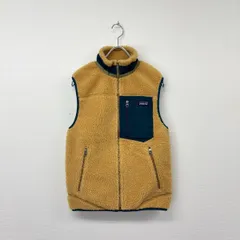 希少 patagonia パタゴニア 23047 CLASSIC RETRO-X VEST クラシック レトロX フリース ボア ベスト PRG プレーリーゴールド 系 XS 803-0050
