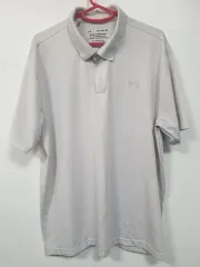 UNDER ARMOUR アンダーアーマー 白 UA パフォーマンス ポロ 半袖Tシャツ XLサイズ