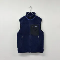 定番 patagonia パタゴニア 23047 CLASSIC RETRO-X VEST クラシック レトロX フリース ボア ベスト CNY ネイビー 系 サイズ XS 803-0030