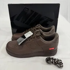 【未使用】Supreme×NIKE/シュプリーム×ナイキ AIR FORCE 1 LOW/エア フォース 1 ロー ブラウン CU9225-200/27.5