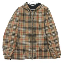 BURBERRY バーバリー  ノバチェックリバーシブルジャケット フーデッドジャケット ベージュ メンズ 8027097 M  【中古】