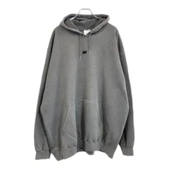 00年代 NIKE ナイキ センターロゴ スウェット パーカー 大きいサイズ スポーツ グレー(メンズ XXL)中古 古着 U6305