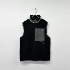 定番 patagonia パタゴニア 23047 CLASSIC RETRO-X VEST クラシック レトロX フリース ボア ベスト BFO ブラック 系 サイズ XS 803-0030