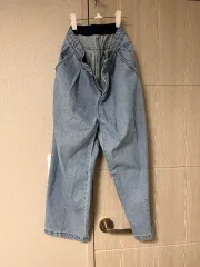 デニム ワイド バギー パンツ XL 新品