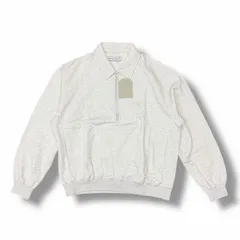 参考上代29700円 未使用 UNIVERSAL PRODUCTS 25SS JUMBERCA HALF ZIP SWEAT ジャンベルカハーフジップスウェット トレーナー ユニバーサルプロダクツ 251-60104 ライトグレー 3 （12160M）のサムネイル