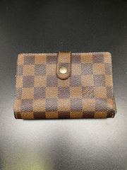 ま*よ様 u*7様 LOUIS VUITTON ダミエ 二つ折り財布 がま口 - メルカリ