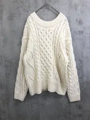 SENSE OF PLACE センスオブプレイス アーバンリサーチ ケーブル編みロング ニット セーター sizeF/アイボリー  ■■ レディース