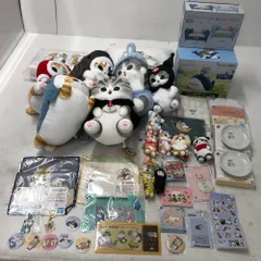 02w23784 mofusand（モフサンド）グッズ大量まとめ売り 約30点 ぬいぐるみ/一番くじ/シール/クッション/マスコット/ころころクリーナー/他【中古品】