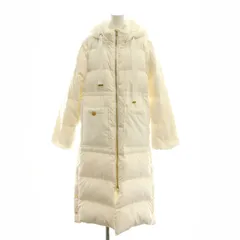 グレースクラス GRACE Class 24AW 2WAYロングダウンコート ダウンベスト アウター フード 34 白 ホワイト /DF ■OS