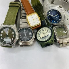 A【HEINZ様専用】CASIO カシオ WVA-M630 DB-101T AW-80 LIW-110T CITIZEN シチズン Q&Q VOKEN QUARTZ クオーツ Fossil Blue ソーラー ジャンク品 部品取り 動作未確認