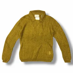 参考上代41800円 未使用 YOKE 25SS SILK MOHAIR SKIPPER SWEATER シルクモヘヤスッキパーセーター ニット ヨーク YK25SS0955S マスタード 1 （11949M）のサムネイル