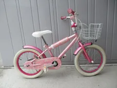 E984★整備済み★完成車発送★中古子ども自転車【アサヒ　16インチ　ピンク  】のサムネイル