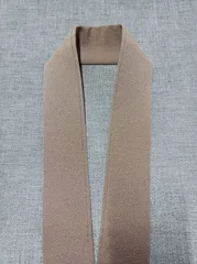 【珍色!!】重ね衿  ベージュ系　ポリエステルちりめん