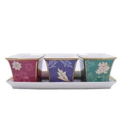  ウェッジウッド タイムフォーWW 小鉢3客+トレーセット WEDGWOOD ウェッジウッド タイムフォーWW 小鉢3客+トレーセット【い