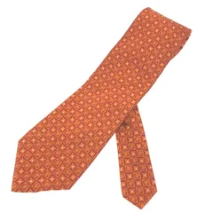 GUCCI グッチ ネクタイ  シルク100％/GG柄   シルク100％ オレンジ メンズ / 240001196973