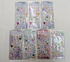 N ★GW特価★処分価格【セット売り】シール ジュエリージェムシール クリスタルシャイン ポンポンちゅるりん