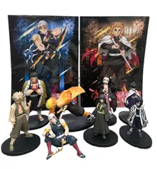 【亘】鬼滅の刃 フィギュアセット まとめ売り 一番くじ G賞 ビジュアルポスター×2枚【8264～8279AM】D01