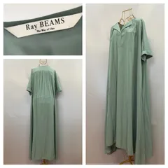 Ray BEAMS ギャザーデザイン ロングワンピース size F