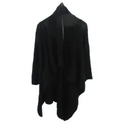 リックオウエンス Rick Owens 03AW ニット ロングカーディガン 変形デザイン ウール IT40 黒 ブラック 0107のサムネイル