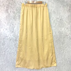 CIAOPANIC TYPY チャオパニックティピー 2WAY シルエット サテン スカート イエロー ONEサイズ 〇□☆