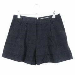 ドット&ストライプス チャイルドウーマン Dot&Stripes CHILD WOMAN ショーパン パンツ ショート タック ジップフライ 総柄 F 黒 ブラック ボトムス /T2のサムネイル
