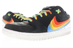 ナイキ NIKE × POLAROID SB DUNK LOW PRO QS BLACK 28cm DH7722-001 ポラロイド ダンク ロー プロ ブラック 【ブランド古着ベクトル】【中古】 ▲■260221