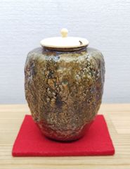 圧倒的】備前焼 宝瓶 【存在感】浮田曙 煎茶道具 急須 カセ・灰被り
