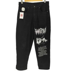 H&M x Basquiat ブーツカットルーズカーゴデニム バスキア - メルカリ