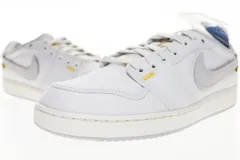 ナイキ NIKE × UNION AIR JORDAN 1 LOW KO SP WHITE CANVAS 28cm ユニオン エア ジョーダン ロー ノックアウト ホワイト キャンバス 【ブランド古着ベクトル】【中古】▲■251116