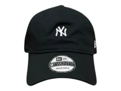 NEWERA (ニューエラ) 9TWENTY ミニロゴ MLB ニューヨーク ヤンキース YANKEES ベースボールキャップ 60675528 F ブラック×ホワイト メンズ/078