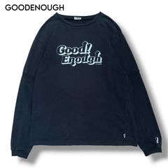 GOOD ENOUGH GEロゴ 長袖カットソー カーキ×ブラック - メルカリ
