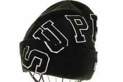 シュプリーム SUPREME 21AW NY NEW ERA BOX LOGO BEANIE BLACK ニューエラ ヤンキース ボックス ロゴ ビーニー ニット帽 刺繍 ブラック系 【ブランド古着ベクトル】【中古】☆AA★▲■251001