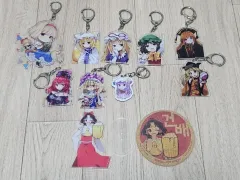 東方PROJECT アクリルキーホルダー 博麗神社 アクリルスタンド 缶バッジ