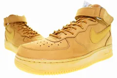 ナイキ NIKE AIR FORCE 1 MID '07 WB FLAX 2021 28cm WHEAT DJ9158-200 エア フォース I ミッド フラックス ウィート 【ブランド古着ベクトル】【中古】▲■260206