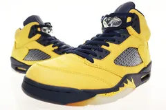 ナイキ NIKE AIR JORDAN 5 RETRO SP MICHIGAN AMARILLO COLLEGE NAVY 28cm CQ9541-704 AJ5 エア ジョーダン レトロ ミシガン 【ブランド古着ベクトル】【中古】▲■251017