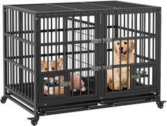 定価22980円】大型犬小屋 室内ペットケージ 金属製【95*65*85cm