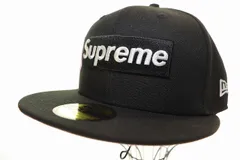 シュプリーム SUPREME × NEW ERA BREAST CANCER AWARENESS BOX LOGO BLACK ブレスト キャンサー アウェアネス ボックス ロゴ ブラック 黒 キャップ 【ブランド古着ベクトル】【中古】☆AA★▲■260127