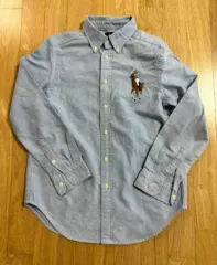 POLO RALPH LAUREN ラルフローレン正規品 キッズ シャツ M(10 12)