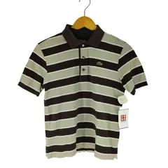 ラコステ LACOSTE S/S ボーダー ポロシャツ レディース JPN：2 