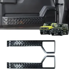 送料無料 2019-2025年モデル スズキ ジムニー JB74専用 オフロード用ドアキックガード 保護マット 高品質 車内保護 傷防止 耐摩耗 アクセサリー パーツ