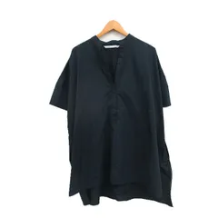 イェッカヴェッカ YECCA VECCA シャツ ワンピース ミニ 七分袖 コットン シンプル F ネイビー 紺 /KT29のサムネイル