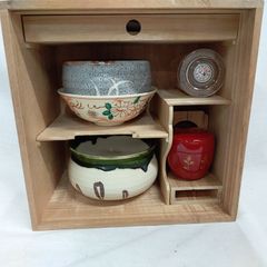 茶道具セット 木箱入り 抹茶碗 棗 茶杓 - メルカリ