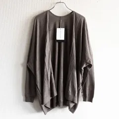 【23年モデル】 ARTS&SCIENCE 【Flat cardigan】1 カシミヤ シルク ヘンプ モカベージュ アーツアンドサイエンス 25100186のサムネイル