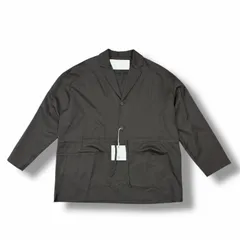 参考上代33000円 未使用 Dulcamara 25SS よそいきテーラードカラーPO プルオーバージャケット ドゥルカマラ D125-T188 ブラック 1 （12071M）のサムネイル